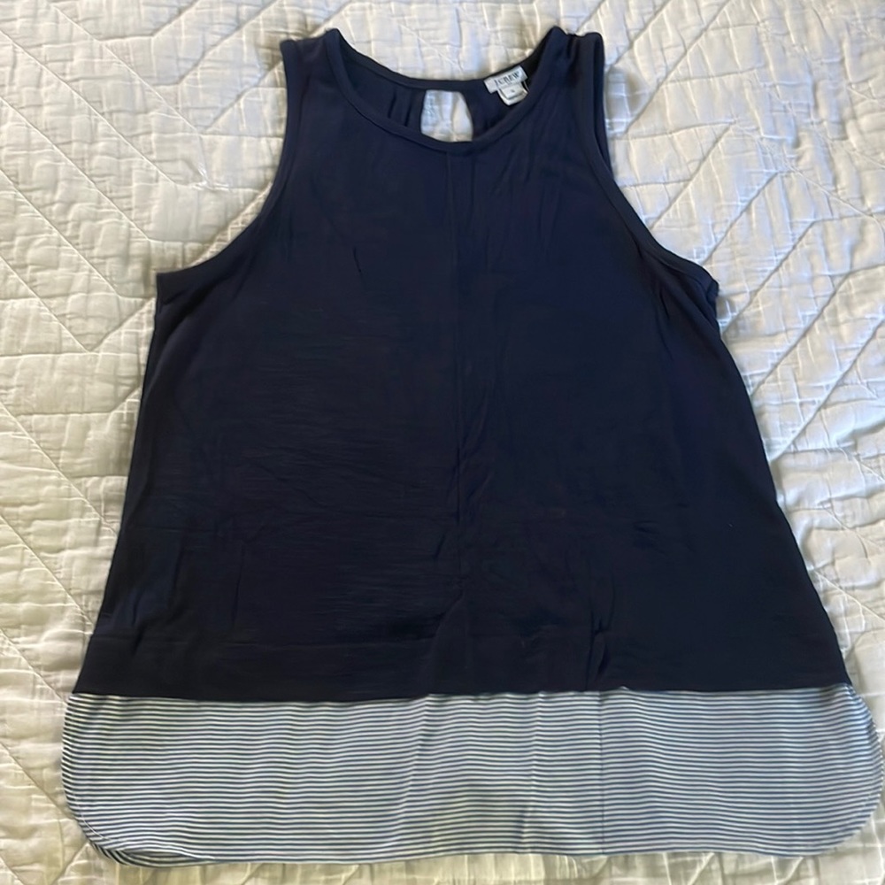 NWT J.Crew Shirt Tail Tank